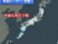 広い範囲で午後も傘が必要　関東と伊豆諸島は大雨のピーク越えるも土砂災害など注意