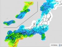 明日9日は西日本の太平洋側で大雨　局地的に滝のような雨も　土砂災害などに注意