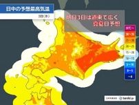明日3日は北海道で広く真夏日予想　札幌も30度予想　その後も真夏並みの暑さ続く