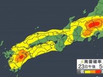 栃木県全域に竜巻注意情報　雷雲発達中　全国的に不安定　今夜にかけゲリラ豪雨に注意