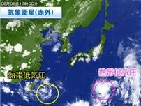 二つの熱帯低気圧の動向は?　お盆休みにかけてゲリラ豪雨と猛烈な暑さに要注意