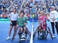 ナブラチロワ、伊達公子、国枝慎吾、小田凱人が同じコートでプレー！テニスの可能性を示した夢の祭典＜SMASH＞