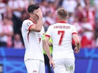 EUROは3回目の“0勝敗退”の危機　大エース・レヴァンドフスキがいても苦戦目立つポーランドの厳しい現実　