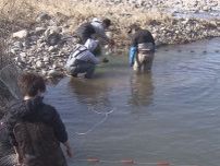 アユへの影響懸念…鵜飼オフシーズンの目玉にと作った釣り堀から外来種のニジマス約3千匹が流出 岐阜・長良川