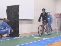 愛知県警の自転車専門部隊「B-Force」中京大中京高校の始業式で交通安全教室 自転車の安全運転等呼びかけ