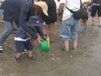 三重県志摩市特産のトラフグ「あのりふぐ」稚魚約7000匹を地元の子供達が放流 1年半ほどで1kg前後に