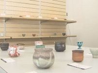 美濃焼の陶芸家が手掛けた「ぐい呑」の展示会 こだわりの82点が並びその場で購入も可能 名古屋・東区