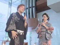 着物デザイナー・斉藤上太郎さんのトークショー開催 浴衣の特設売り場で新作も披露 松坂屋名古屋店