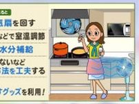 『キッチン熱中症』に注意…家の中でも高温多湿 換気扇を回し火を使わない料理方法の工夫等を