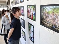 トナル瀬戸で「徳島城阿波おどり」写真コンクール応募作品展始まる　10月20日まで