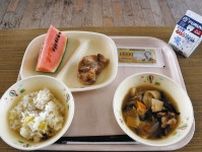 渋沢栄一と旭市の縁　児童ら給食で味わう　新札記念「ちば醤油」使った鶏料理