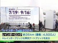レインボーブリッジ・東京ゲートブリッジを自転車で走り抜ける！「レインボーライド2024」参加者募集