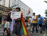 青森市で11回目「レインボーパレード」　性的少数者ら220人、差別ない社会願い声上げる