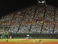 弘前で2年ぶりプロ野球、1万1千人が熱狂