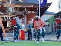 伝統の獅子舞 披露 田名八幡宮で４年ぶり〈相模原市中央区〉