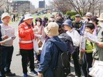 大岡川歩いて桜と歴史学ぶ 南区さくらボランティアの会などが企画〈横浜市南区〉