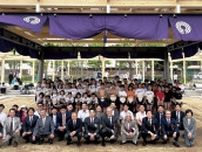 富士見相撲場で土俵開き 関係者完成祝う〈川崎市川崎区・川崎市幸区〉