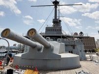 「この巨大砲弾、飛ばすの…？」記念艦「三笠」に乗ったら萌えまくった！ 木製甲板の音で感じる“東郷元帥”
