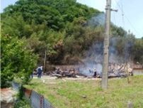 【続報】益田市の住宅火災 通報から約３時間後に鎮火 けが人などの情報なし（島根）