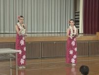 「今を大切に生きて」被災のフラガールが震災伝える　小学校で出前授業　福島