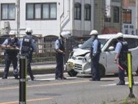 JR福島駅近くで車４台絡む事故　１人が救急搬送も命に別状なし　