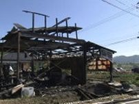 【速報】倉庫を兼ねた事務所全焼1人けが　福島県いわき市好間町　11日未明
