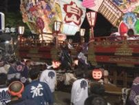 今週末開催の岩瀬曳山車祭　キャラバン隊がＰＲに来社　富山