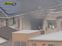 【速報】共同住宅で火災　住民１人が負傷し搬送　９日 正午過ぎ（静岡市駿河区）