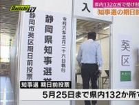 【静岡県知事選】投票日に投票できない人は期日前投票を　県内132か所で始まる