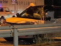 国道20号で車2台が関係する事故　男女4人が病院搬送　現場付近は東京方面が通行止め　【午後10時10分現在】