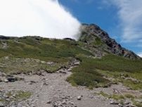 20ｍ滑落　北岳を下山中の男性が肋骨や骨盤を骨折　警察が救助　山梨