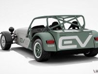 英国の2シータースポーツカーが電動化!? ケータハム「EVセブン」発表 700kg以下の軽量EV