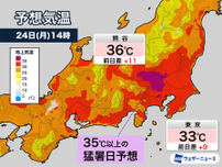 関東　明日は真夏を思わせる暑さ　熱中症リスク高く対策を万全に