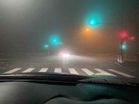 クルマで走行中に霧や吹雪で前が見えない！　いくらハザードを点けても「その場で停車」は危険だった