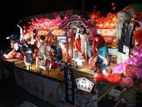 山車５台、間に合った　金山・宵まつり、人形借り本番直前完成