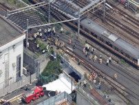 ＪＲ中央線と総武線、再び運転見合わせ…御茶ノ水―四ツ谷駅間の沿線火災の復旧作業が影響