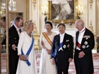 チャールズ英国王、両陛下に日本語で「お帰りなさい」…ハローキティやポケモンの話題で笑いを誘う