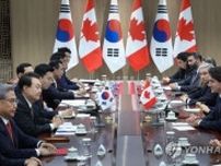 尹大統領「価値共有から未来志向の関係に」　カナダ首相と会談