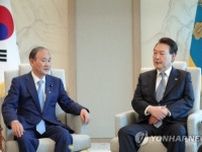 尹大統領　日韓議連会長の菅前首相と会談＝関係改善へ行動強調