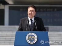 尹大統領「韓米同盟は核基盤同盟に格上げ」　顕忠日の追悼式で