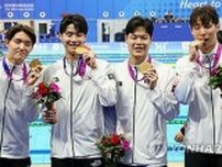 アジア大会第３日　韓国が金５個追加＝競泳・テコンドー・フェンシング・射撃