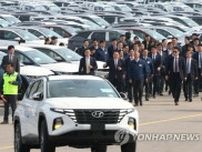 １〜１０月の自動車輸出額　昨年通年上回る＝韓国