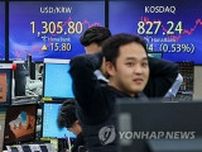 韓国総合株価指数　反発で始まる