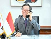 韓国・インドネシア外相が電話会談　関係強化で一致