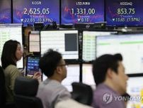 韓国総合株価指数が反落　０．３７％安