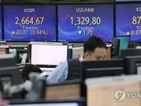 韓国総合株価指数が反発　１．２１％高