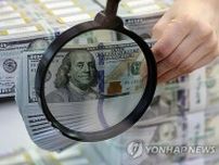 韓国の外貨準備高４１２８億ドル　２カ月連続減少