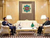 尹大統領　トルクメニスタン最高指導者と会談
