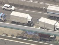 【速報】大型トラック運転手の男性が死亡　阪神高速湾岸線で5台が絡む玉突き事故