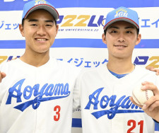 【大学野球】開幕8連勝で3季連続Vへ前進の青学大　エースは「危機感」、四番は「豊富な練習量」で飛躍